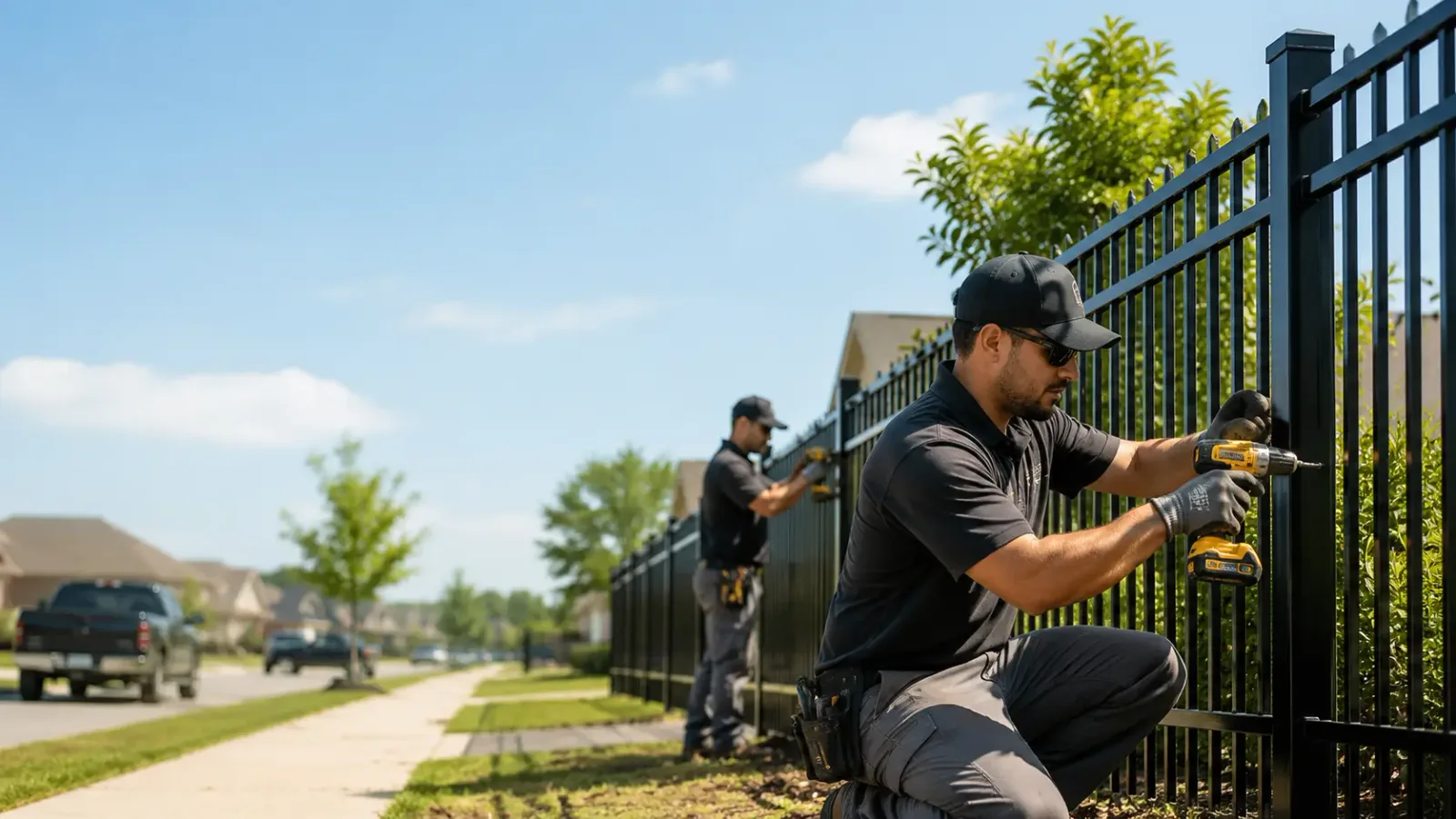 Metal Fence Installation in Stoughton, MA
